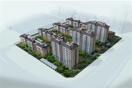 金地翰林经典小套三3室1厅1卫80㎡带车库